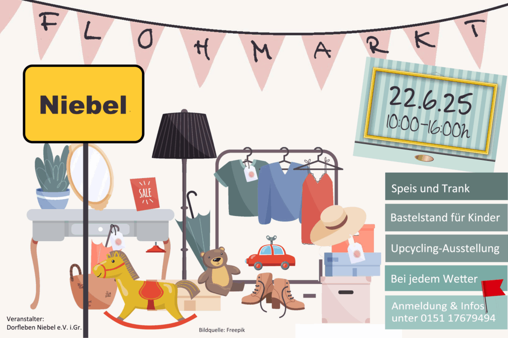 Flohmarkt Treuenbrietzen Niebel am 22.6.25