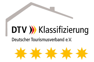 DTV-Klassifizierung für HYGGE HAUS: FÜnf Sterne